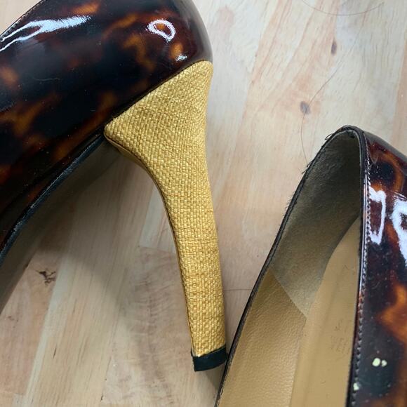 Stuart Weitzman Brown Chunky Heels - Picture 7 of 9